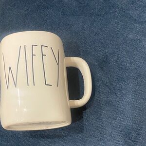 Rae Dunn Cream 'Wifey' Mug